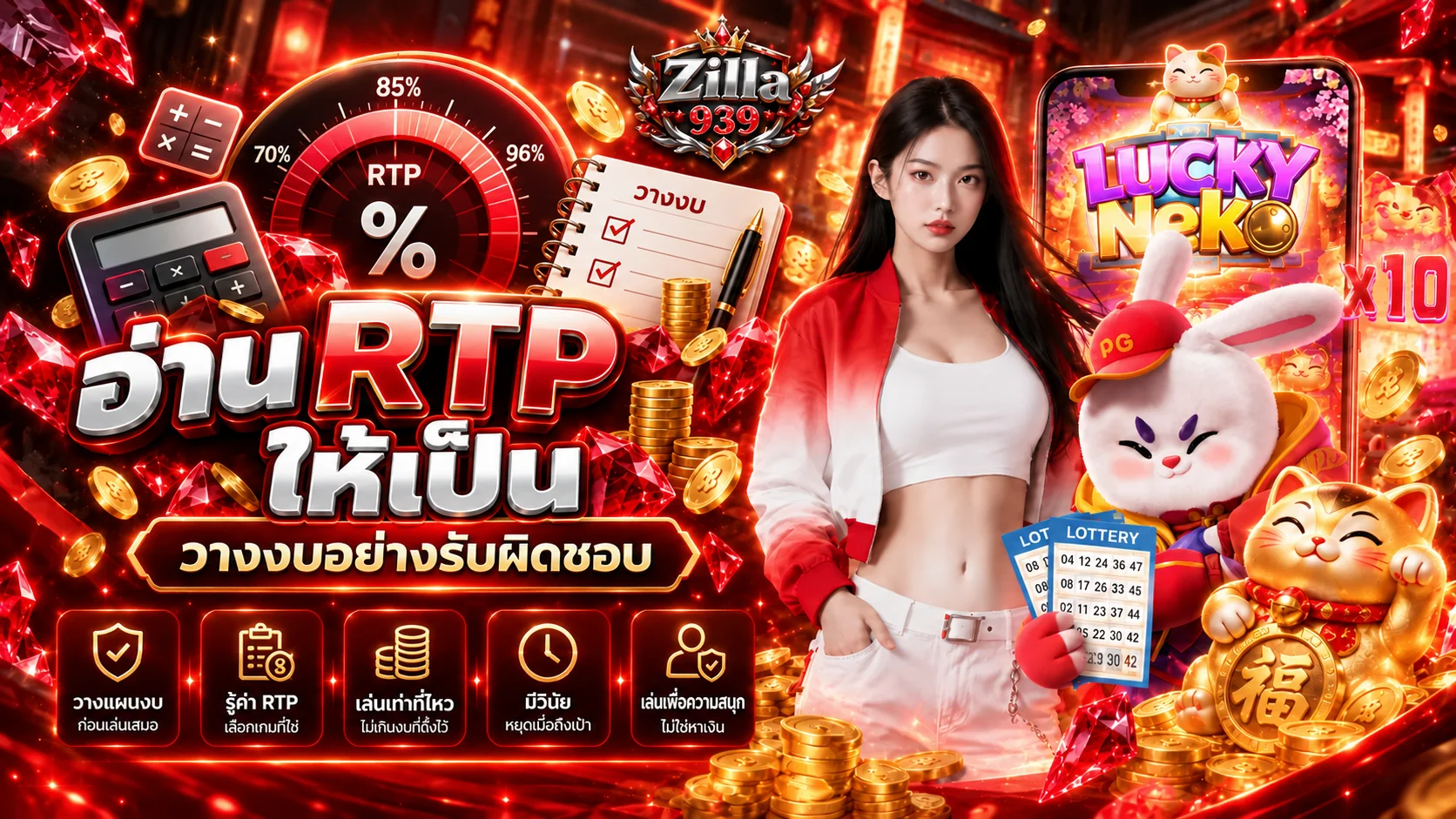 Zilla 939 | อ่าน RTP และวางงบก่อนเล่นสล็อต